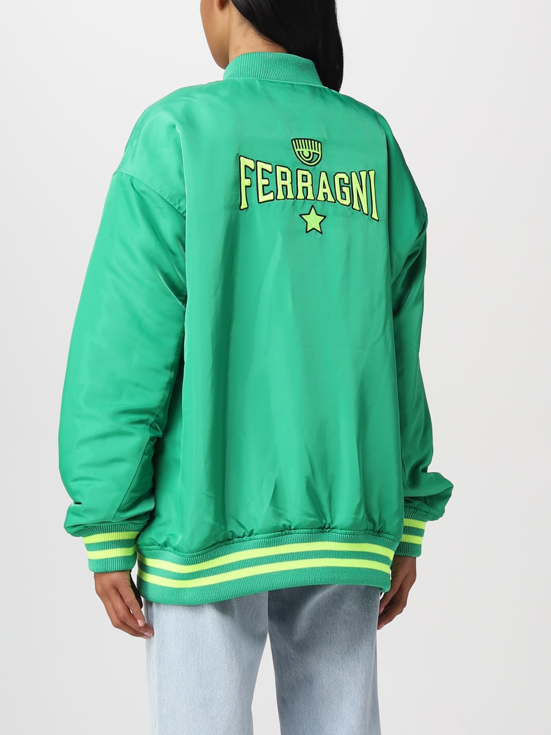 CHIARA FERRAGNI JACKET: Jacket woman Chiara Ferragni, Green - Img 2