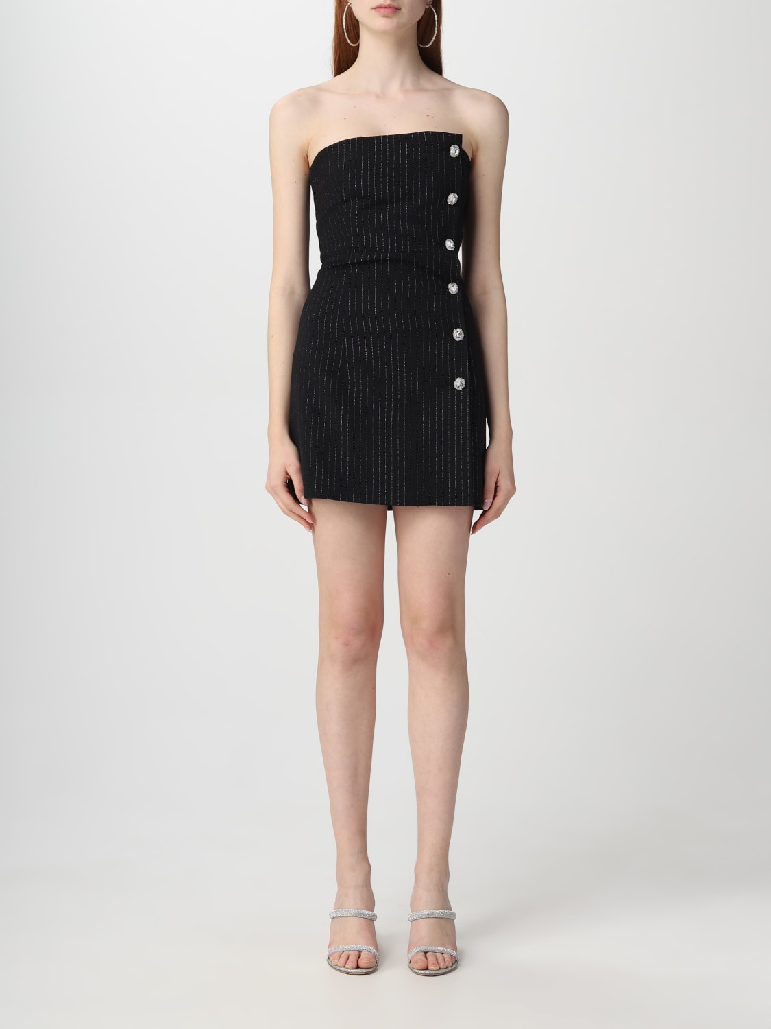 ALESSANDRA RICH DRESS: Dress woman Alessandra Rich, Black - Img 1