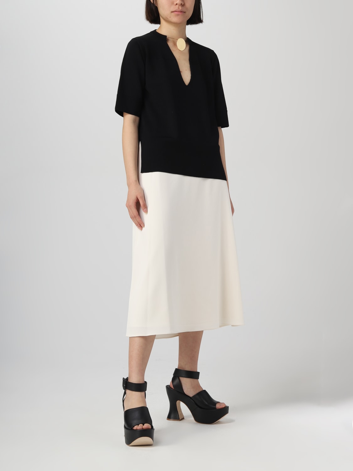 JIL SANDER MAGLIA: Maglia Jil Sander in lana, Nero - Img 2