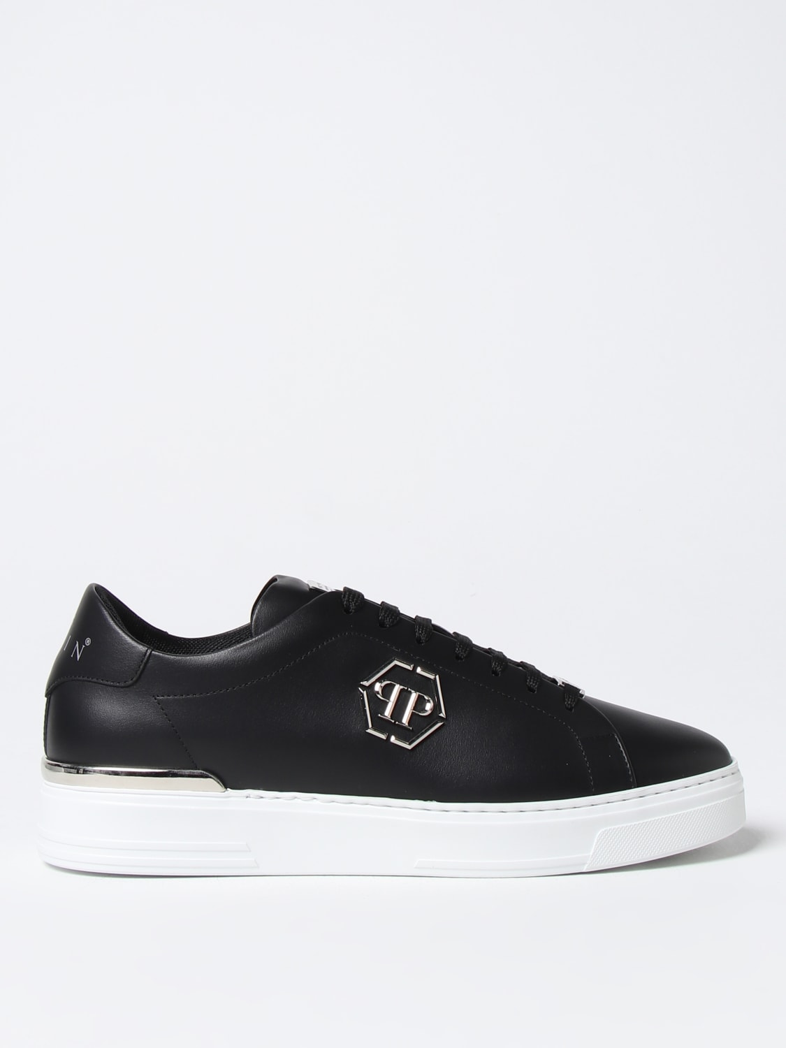 PHILIPP PLEIN SNEAKERS: Shoes men Philipp Plein, Black - Img 1