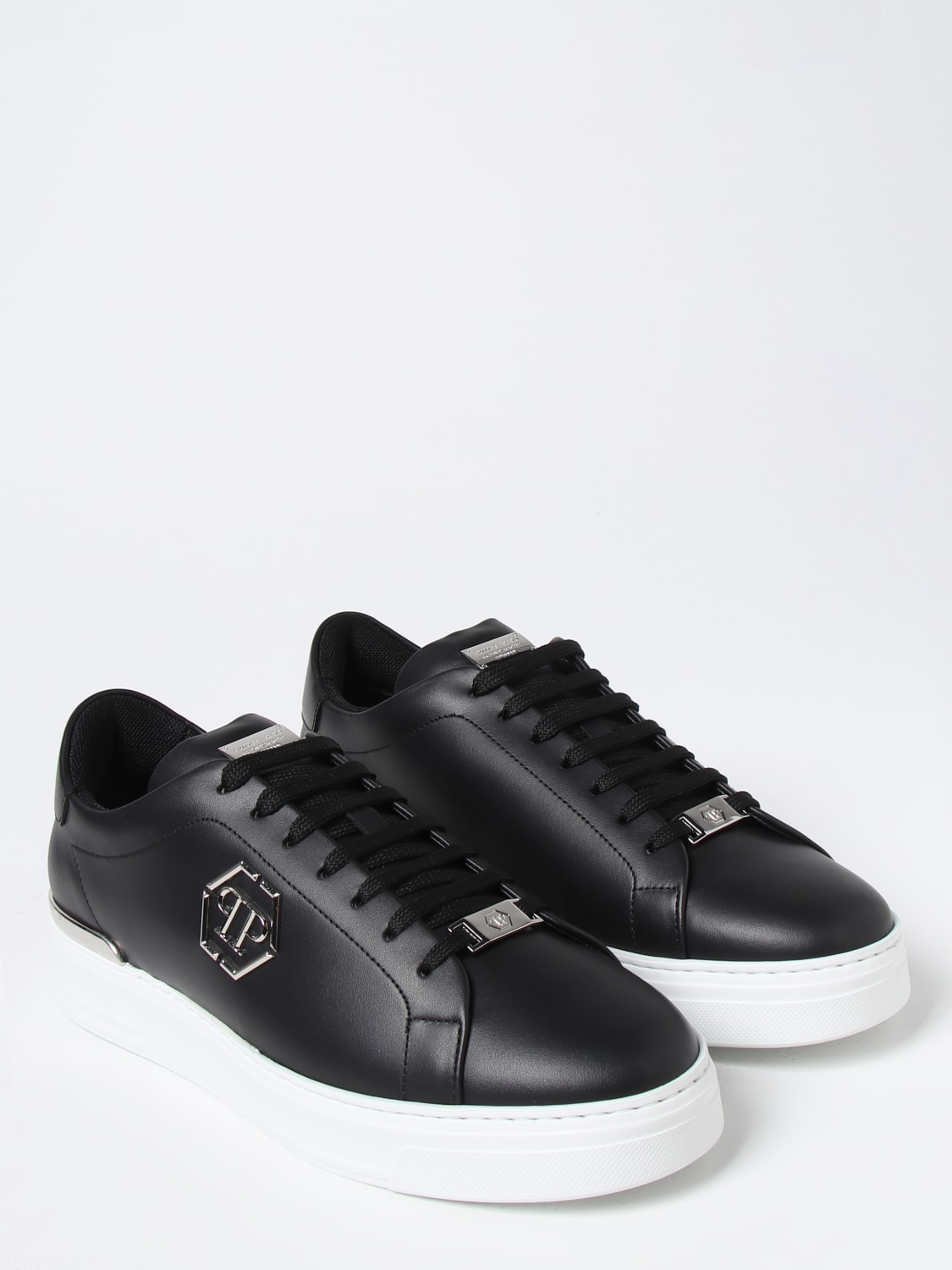 PHILIPP PLEIN SNEAKERS: Shoes men Philipp Plein, Black - Img 2