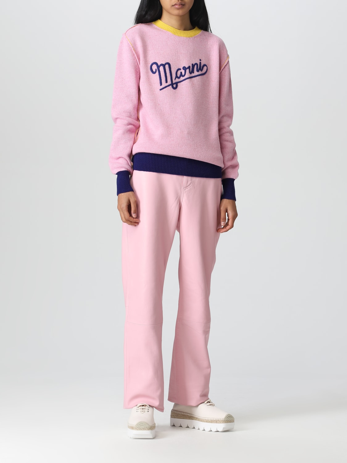 MARNI MAGLIA: Maglia Marni in lana vergine, Rosa - Img 2