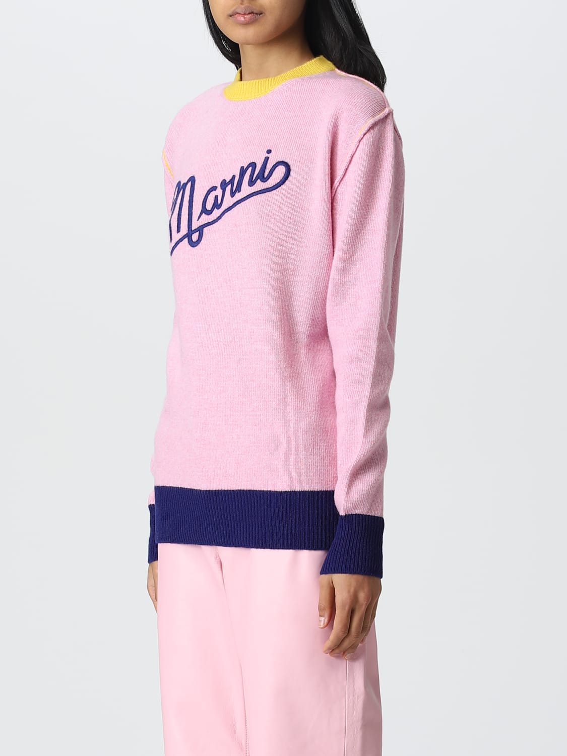 MARNI MAGLIA: Maglia Marni in lana vergine, Rosa - Img 4