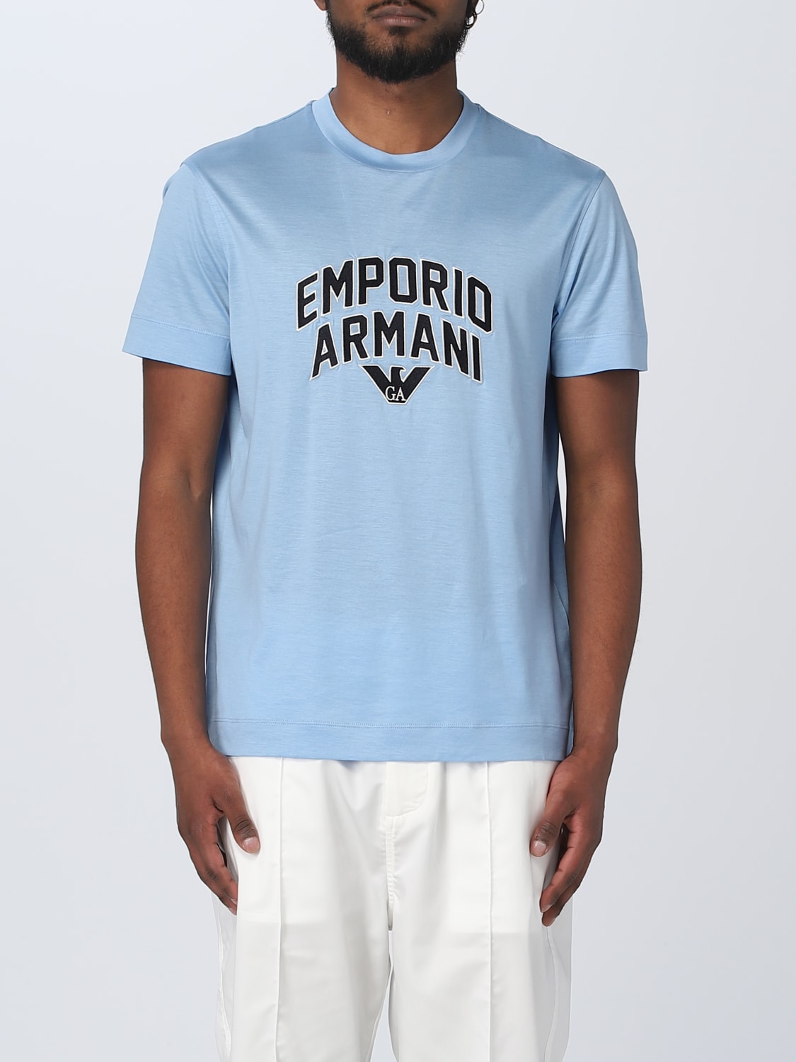 Camiseta armani celeste outlet