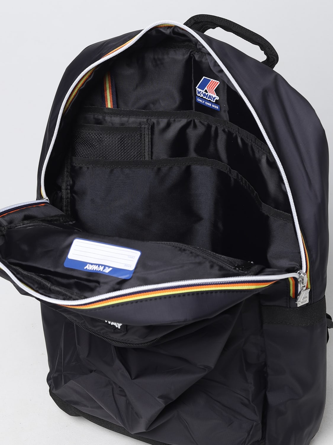 K-WAY BACKPACK: Shoulder bag woman K-way, Black - Img 4