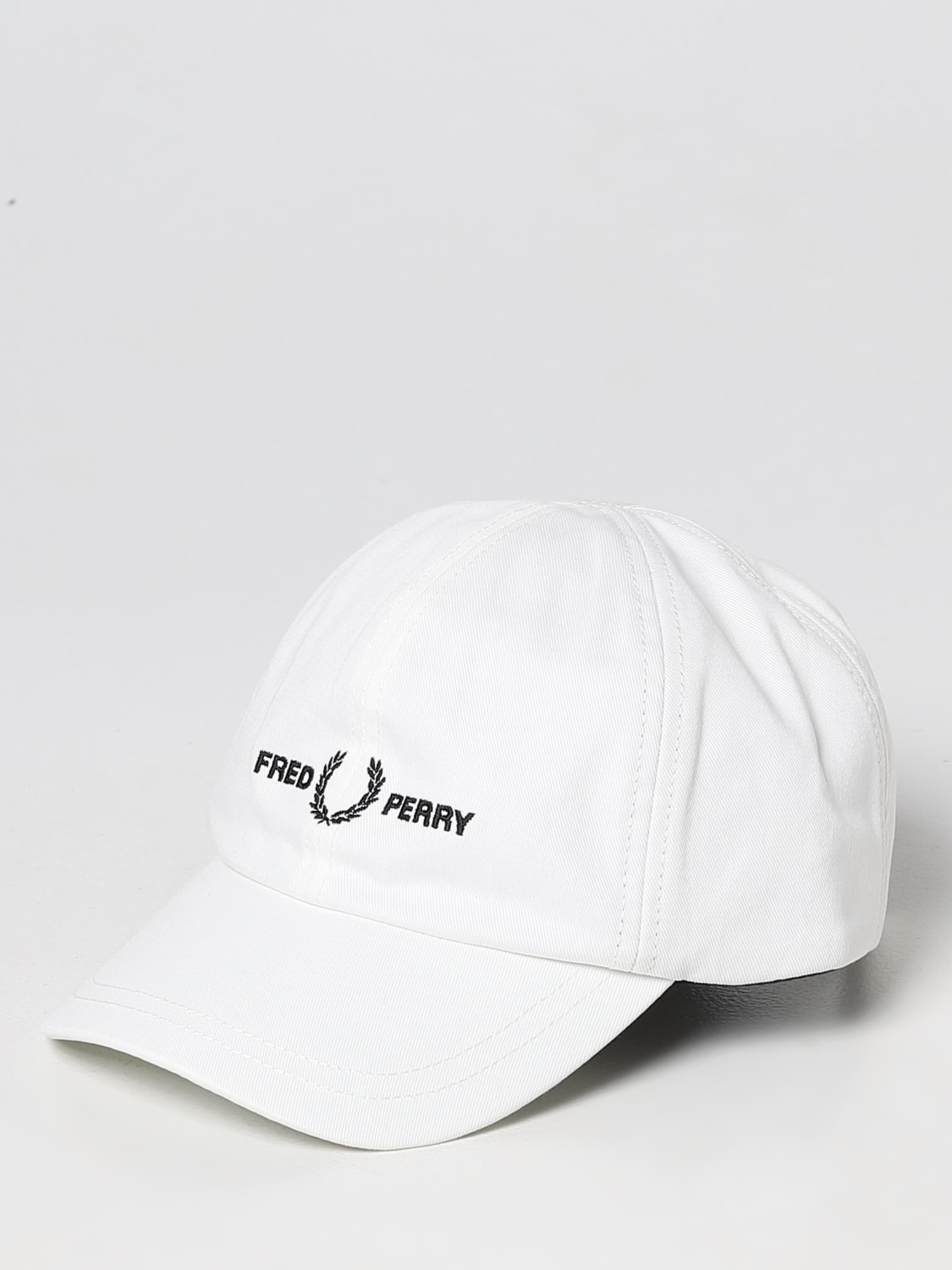 FRED PERRY HAT: Hat men Fred Perry, White - Img 1