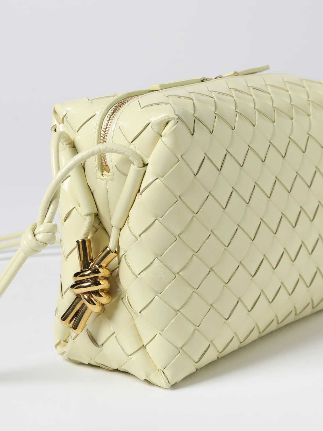 BOTTEGA VENETA UMHÄNGETASCHE: Schultertasche damen Bottega Veneta, Yellow Cream - Img 4