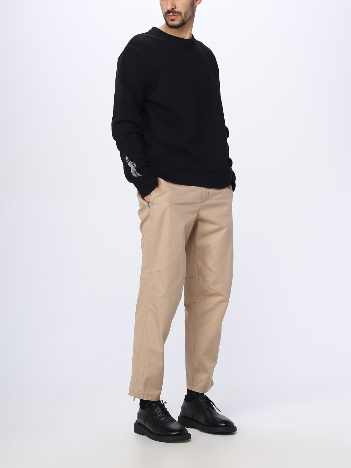 LANVIN PANTS: Pants men Lanvin, Sand - Img 2