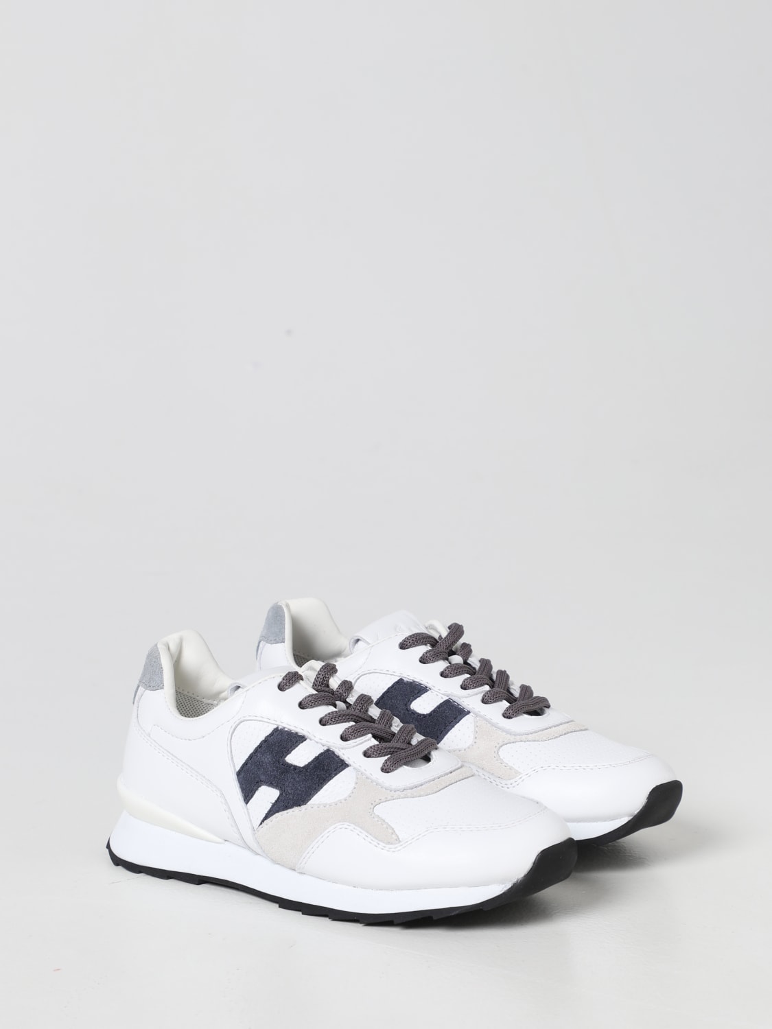 HOGAN SNEAKERS: Hogan Junior boys' sneakers, White - Img 2