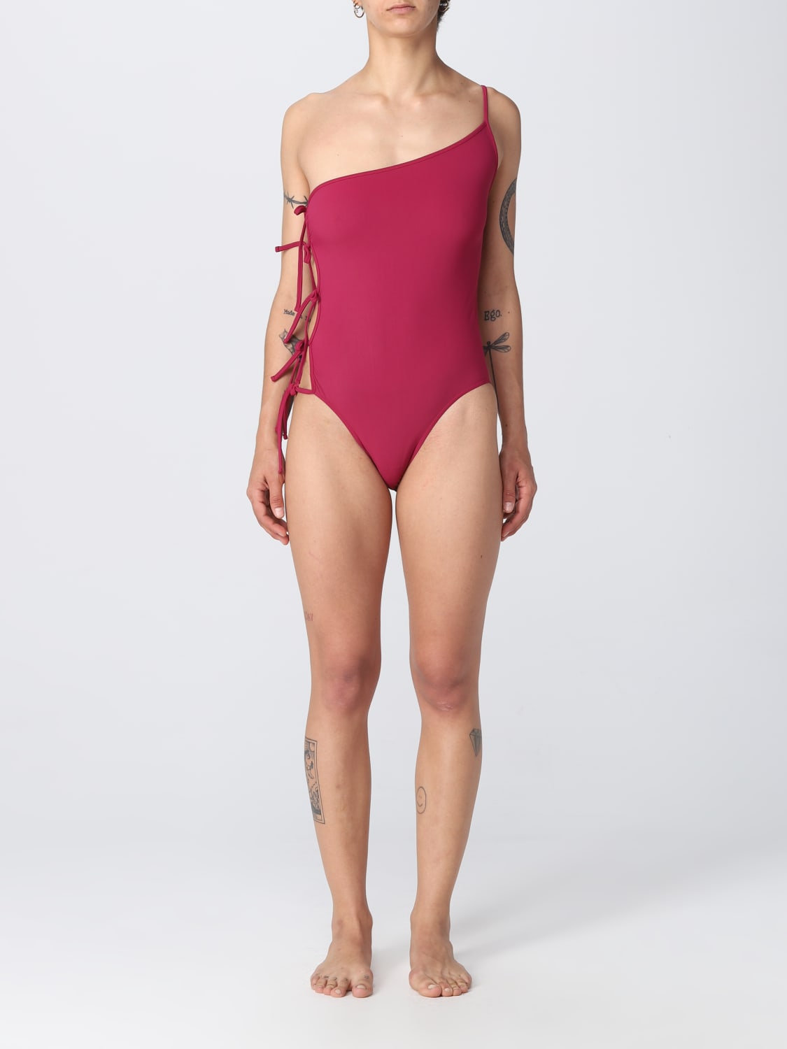 RICK OWENS SWIMSUIT: Swimsuit woman Rick Owens, Fuchsia - Img 1