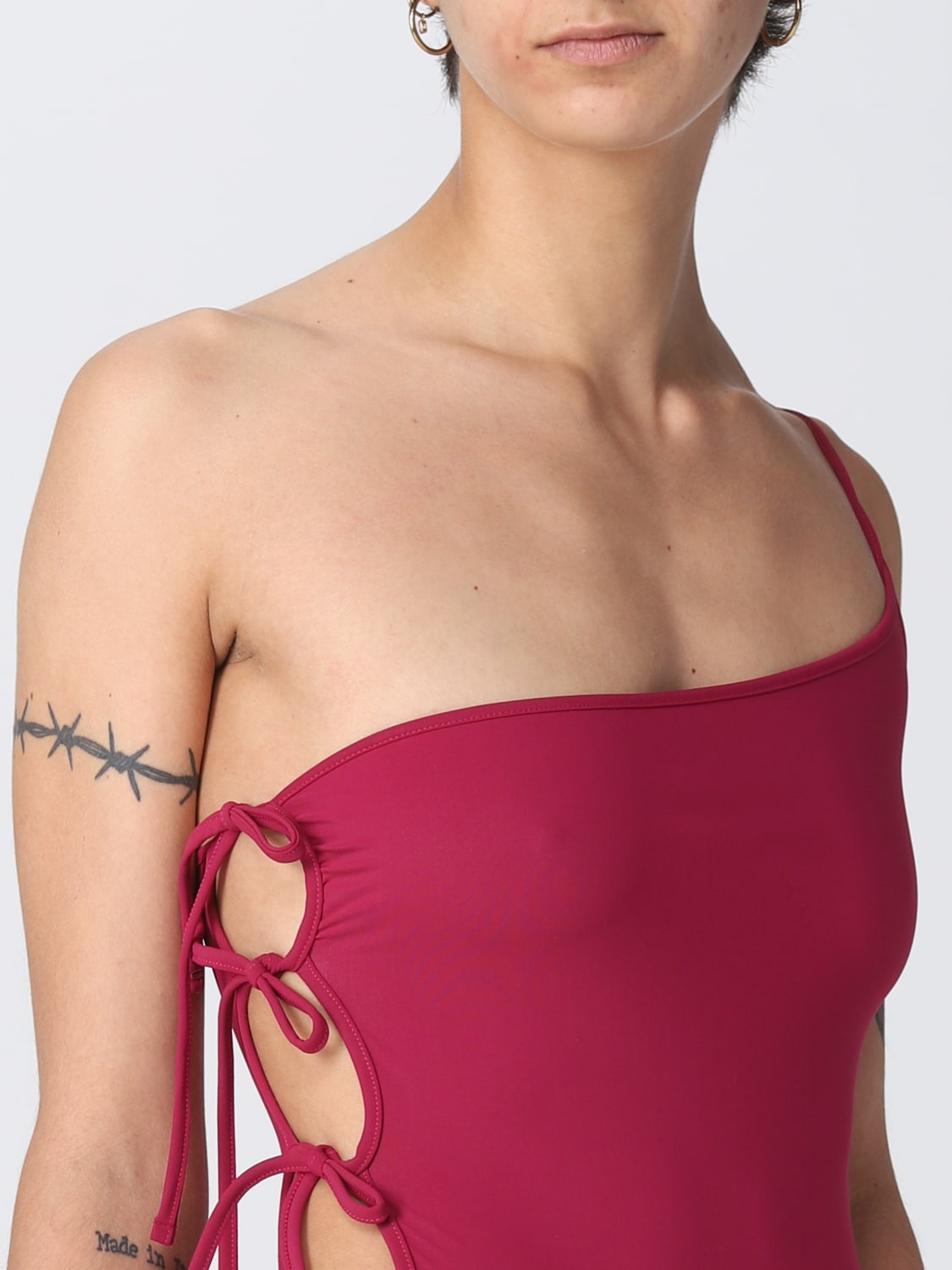 RICK OWENS SWIMSUIT: Swimsuit woman Rick Owens, Fuchsia - Img 3