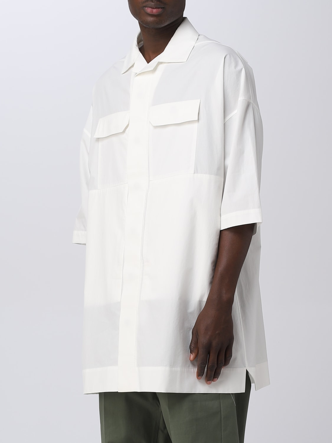 RICK OWENS SHIRT: Shirt men Rick Owens, Milk - Img 4