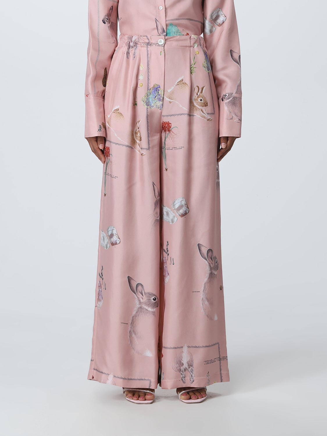 パンツ LANVIN Woman Pants Pink RWTRY0075611P23 50 LANVIN: Woman pants - Pink | Lanvin pants RWTRY0075611P23