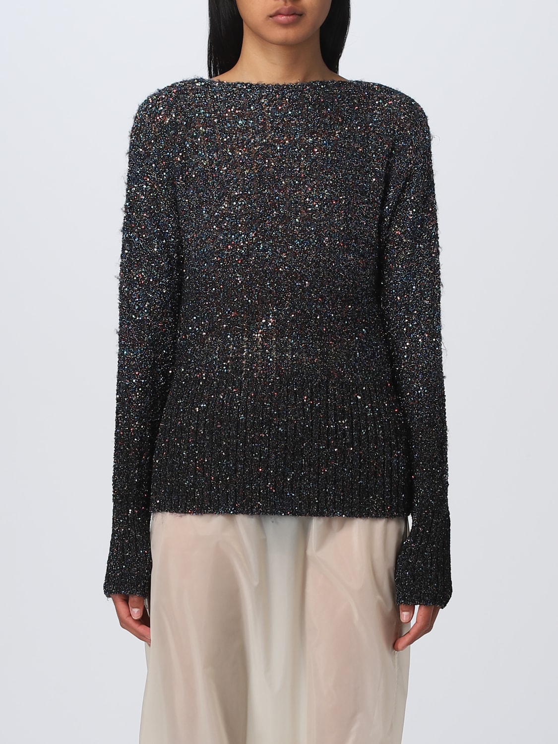 MAISON MARGIELA SWEATER: Sweatshirt woman Maison Margiela, Blue - Img 1