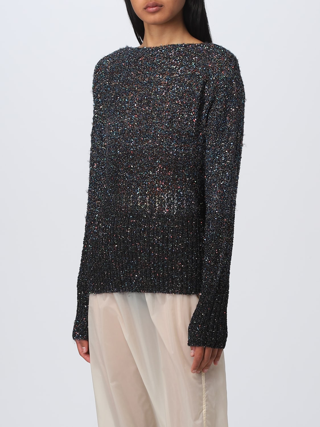 MAISON MARGIELA SWEATER: Sweatshirt woman Maison Margiela, Blue - Img 4