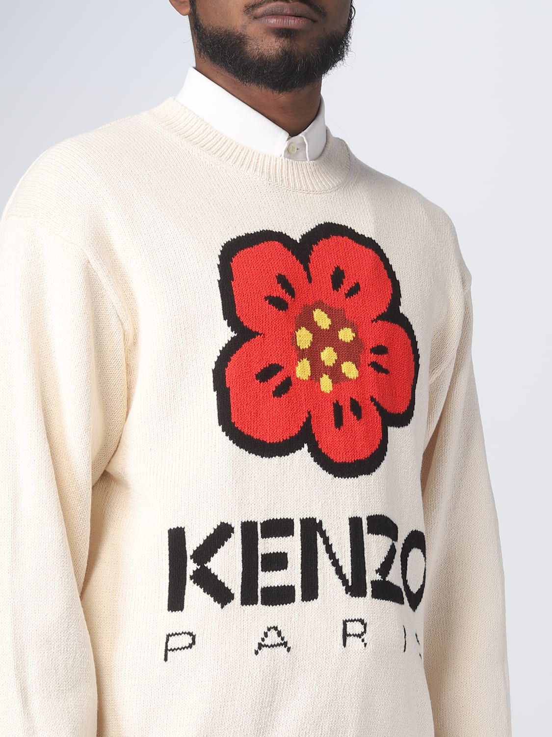 KENZO：セーター メンズ - ホワイト | GIGLIO.COMオンラインのKenzo セーター FD55PU3803LD