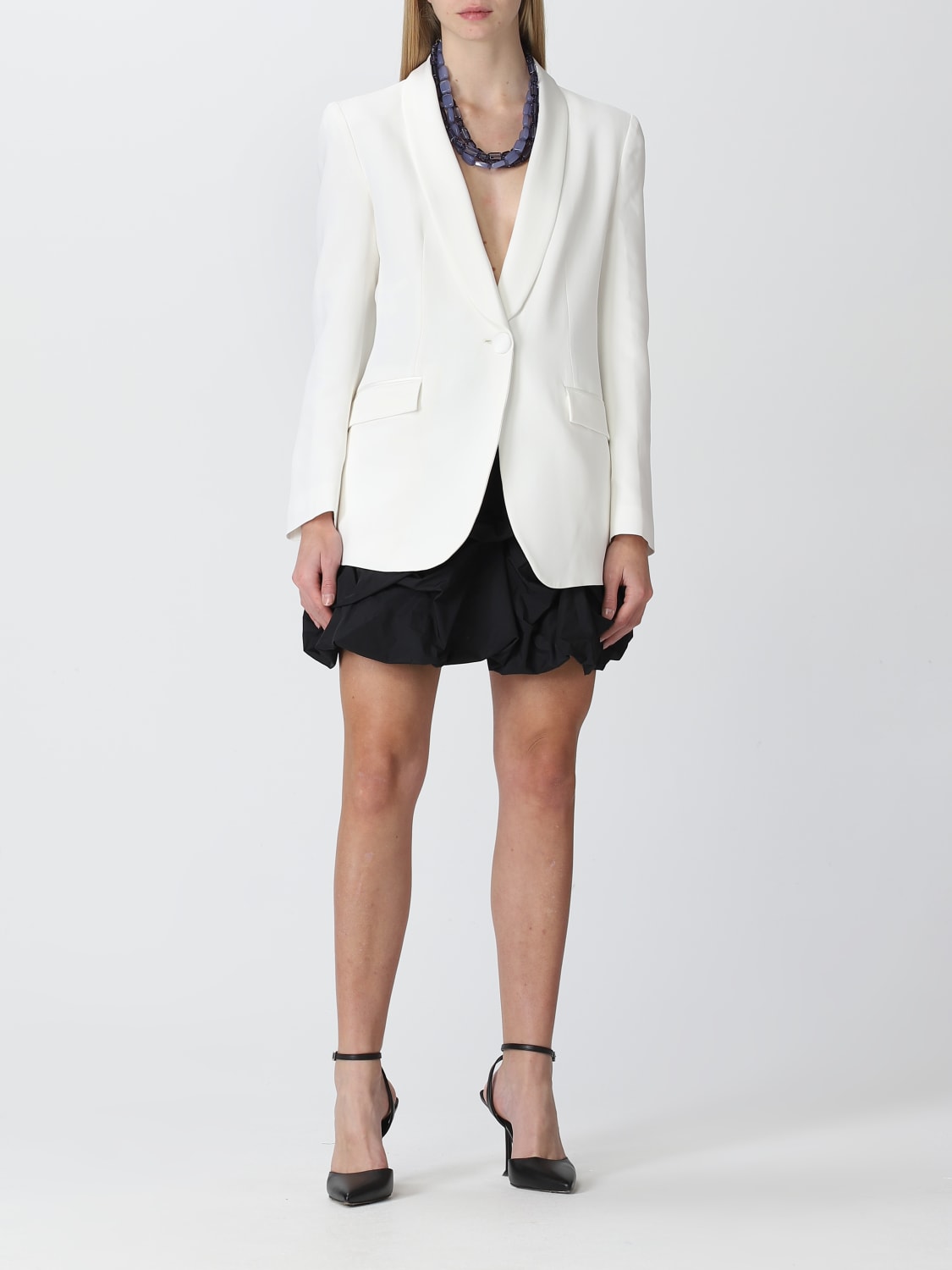 EMPORIO ARMANI JACKE: Blazer damen Emporio Armani, Weiß - Img 2