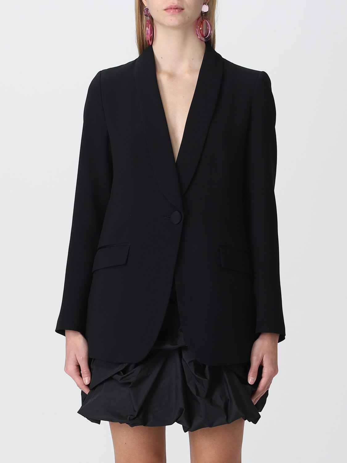 EMPORIO ARMANI VESTE: Blazer femme Emporio Armani, Noir - Img 1