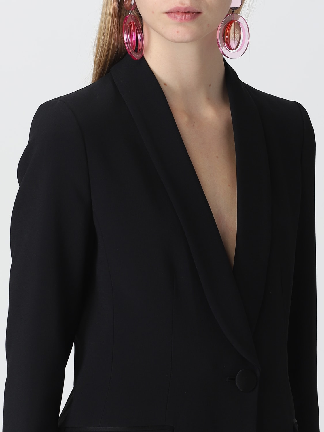 EMPORIO ARMANI VESTE: Blazer femme Emporio Armani, Noir - Img 4
