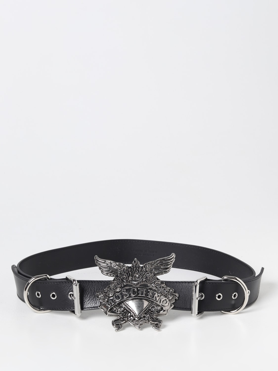 MOSCHINO COUTURE CEINTURE: Ceinture homme Moschino Couture, Noir - Img 1