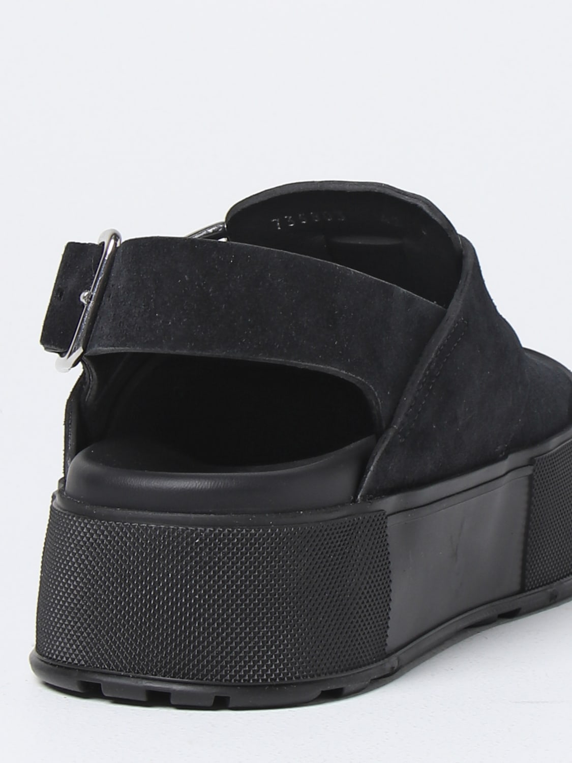★alexander mcqueen★ Mount Slick Sandals Black 735803WHXK51 Alexander McQueen - Mount Slick suede sandals Alexander McQueen