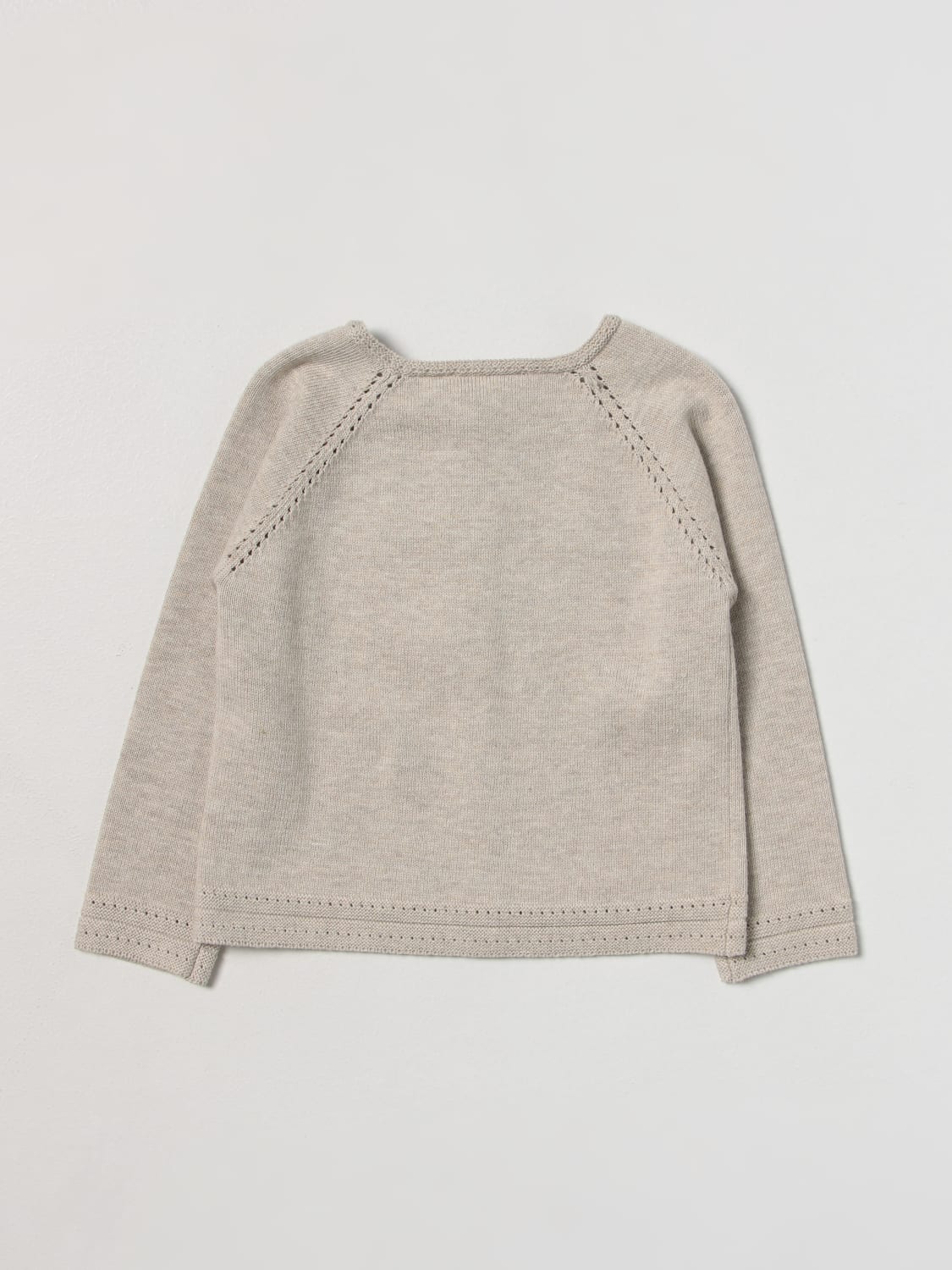 TARTINE ET CHOCOLAT MAGLIA: Cardigan Tartine Et Chocolat in cotone, Beige - Img 2