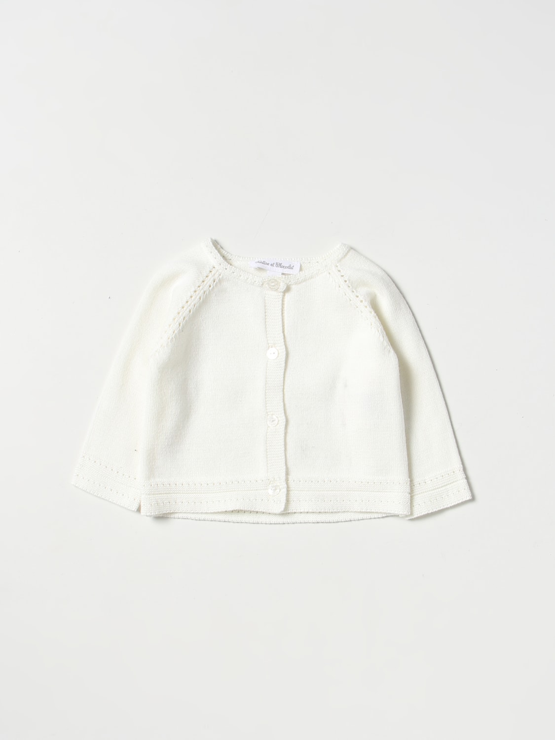 TARTINE ET CHOCOLAT SWEATER: Sweater kids Tartine Et Chocolat, Ivory - Img 1