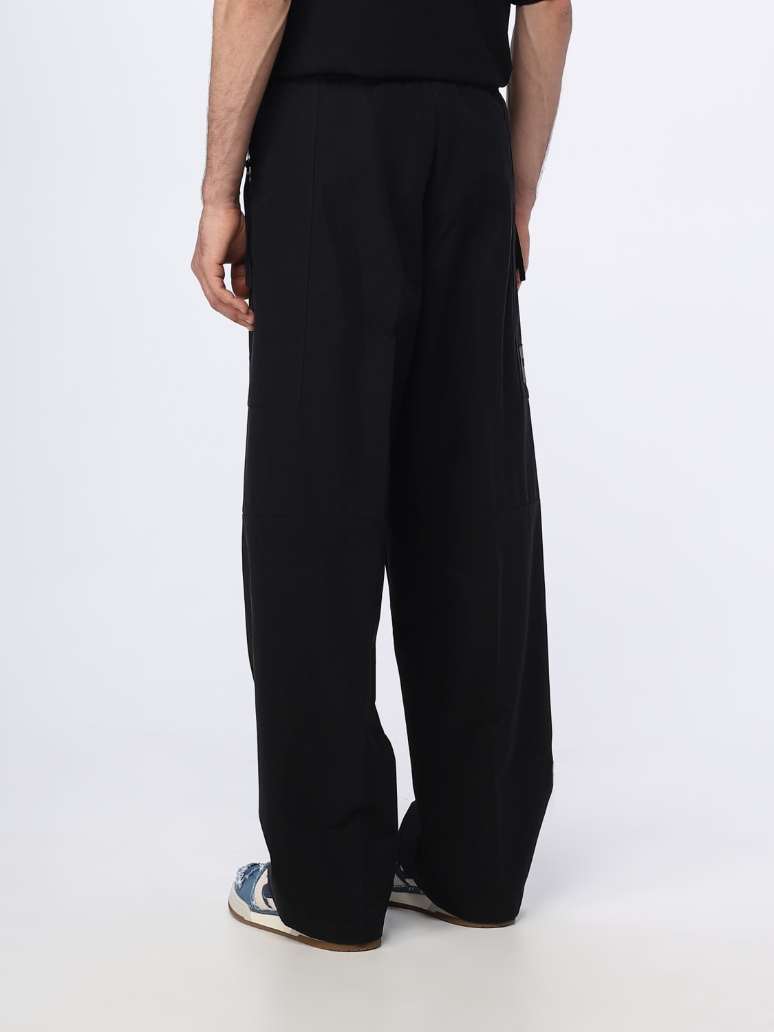 FENDI PANTS: Fendi cotton pants, Black - Img 3