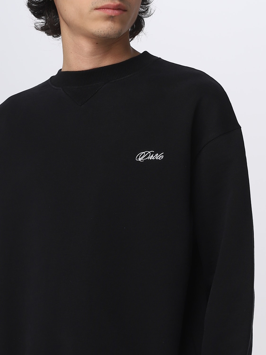 DRÔLE DE MONSIEUR SWEATSHIRT: Sweatshirt men Drole De Monsieur, Black - Img 3