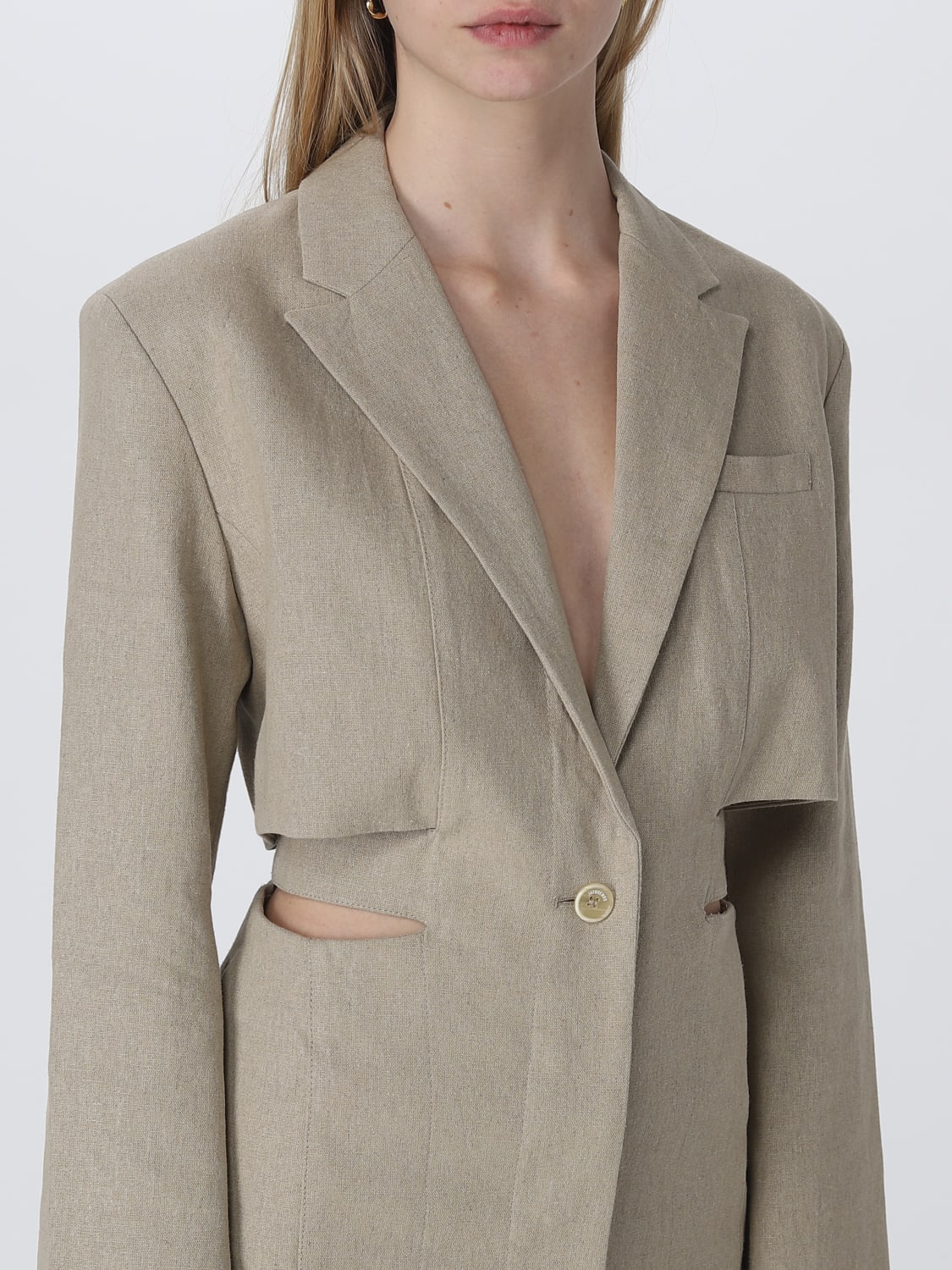 JACQUEMUS JACKET: Jacket woman Jacquemus, Sand - Img 4