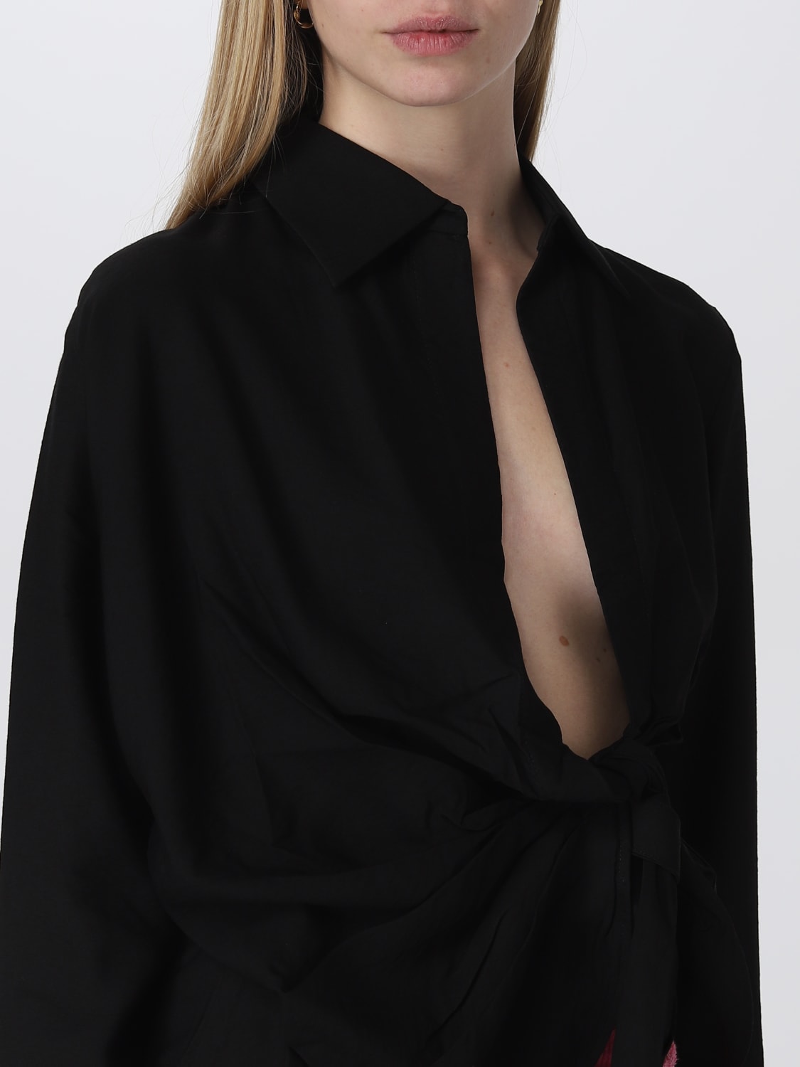 JACQUEMUS SHIRT: Shirt woman Jacquemus, Black - Img 5