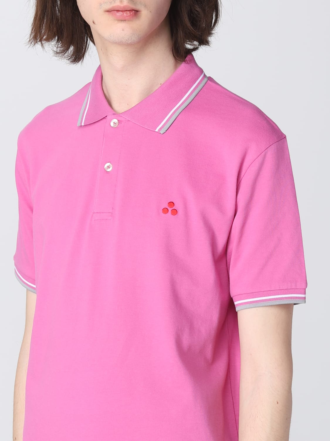 PEUTEREY POLO SHIRT: Polo shirt men Peuterey, Pink - Img 3