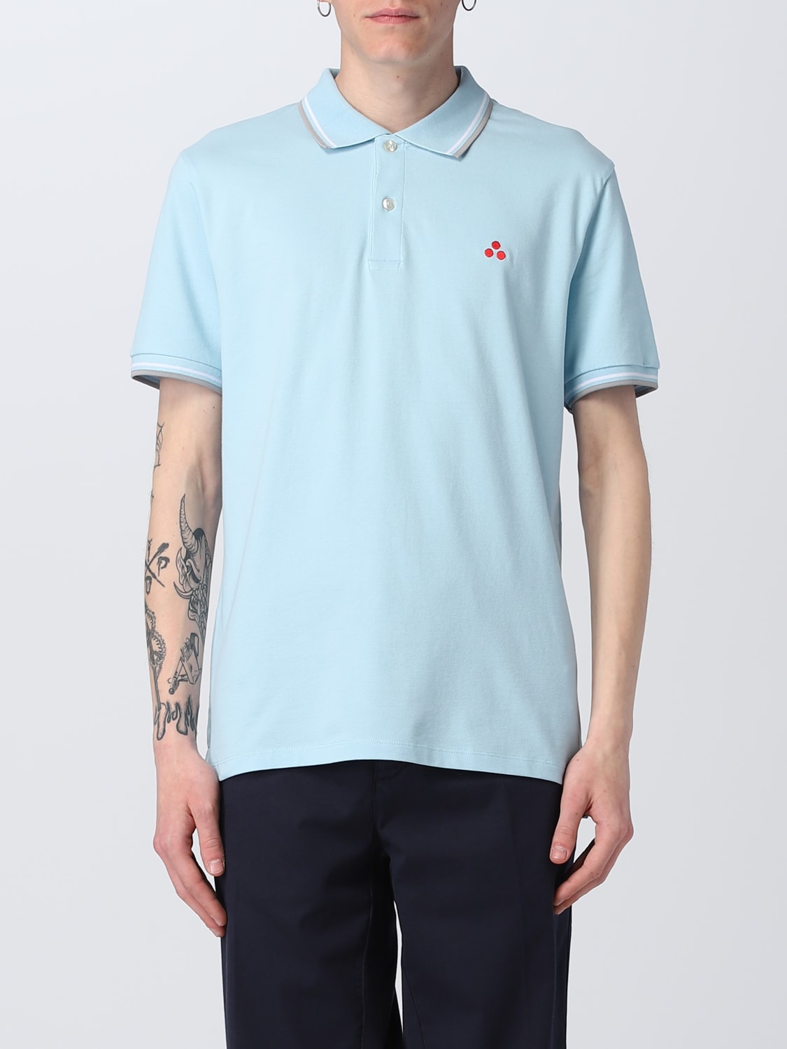 PEUTEREY POLO SHIRT: Polo shirt men Peuterey, Navy - Img 1