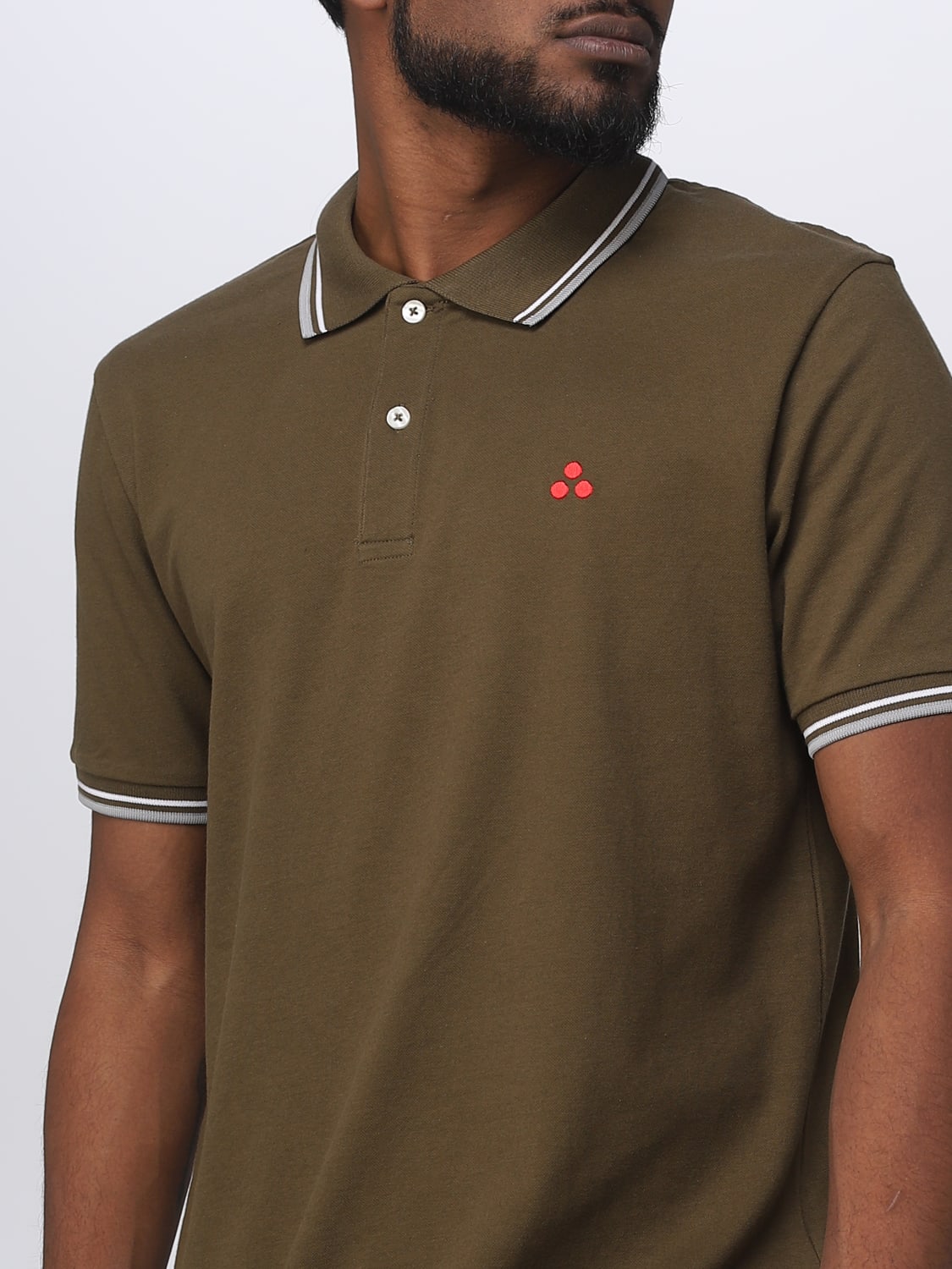 PEUTEREY POLO SHIRT: Polo shirt men Peuterey, Olive - Img 3