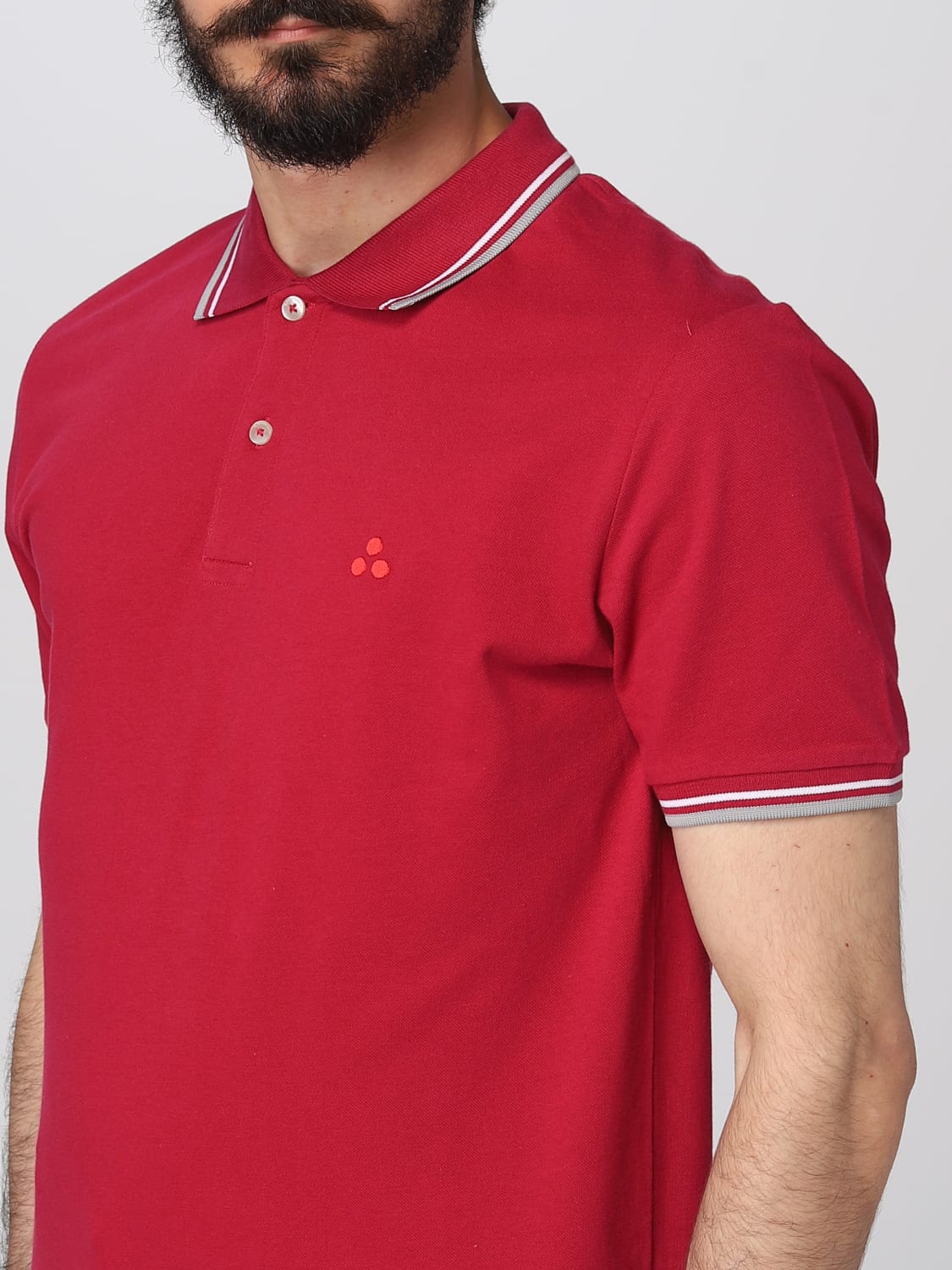 PEUTEREY POLO SHIRT: Polo shirt men Peuterey, Blush Pink - Img 3
