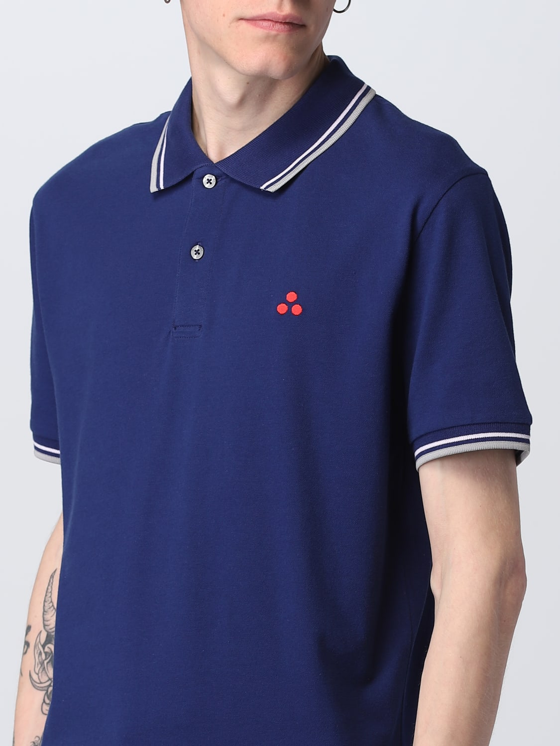 PEUTEREY POLO: Polo herren Peuterey, Blau 1 - Img 3