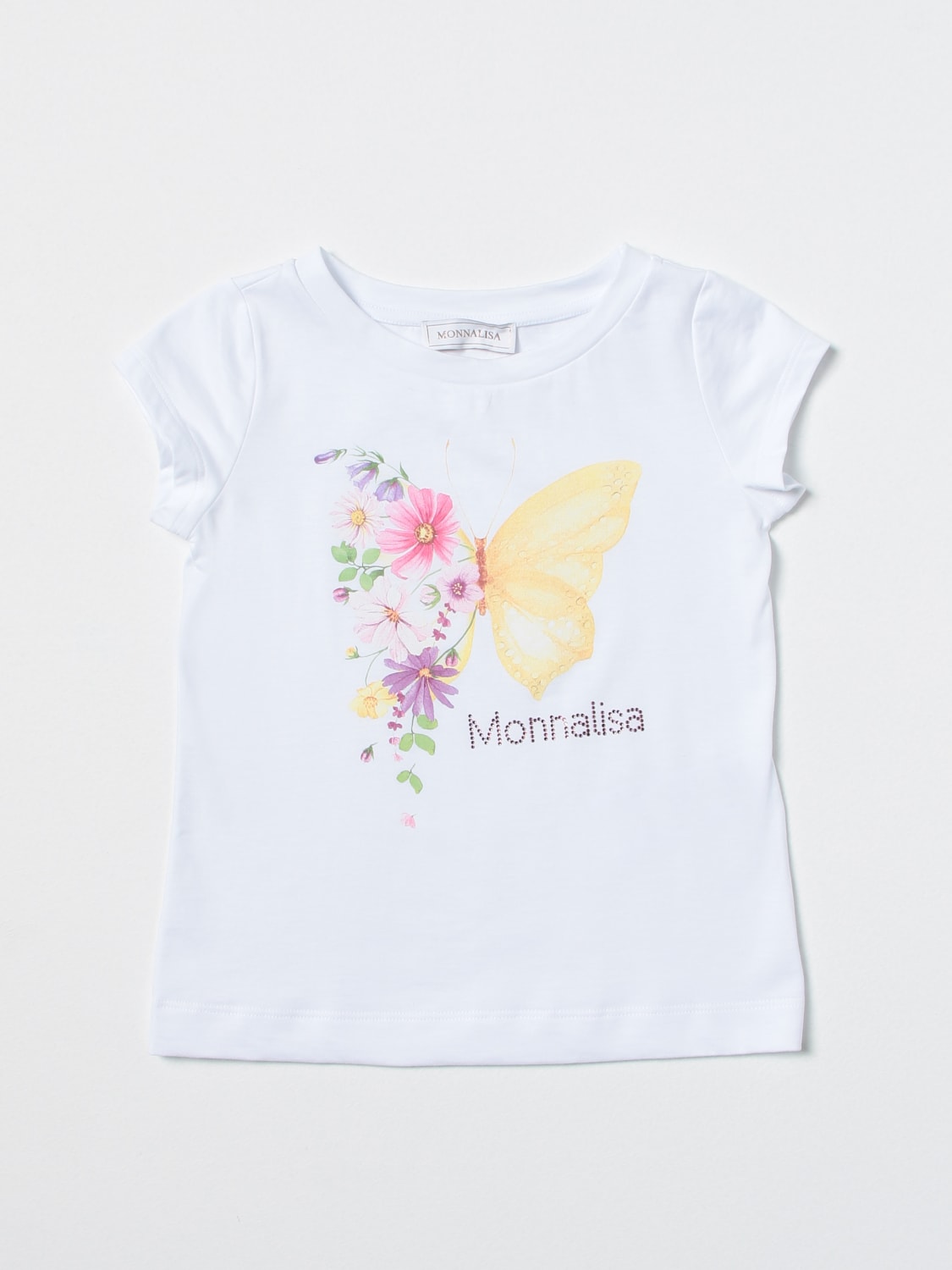 MONNALISA T-SHIRT: T-shirt enfant Monnalisa, Blanc - Img 1