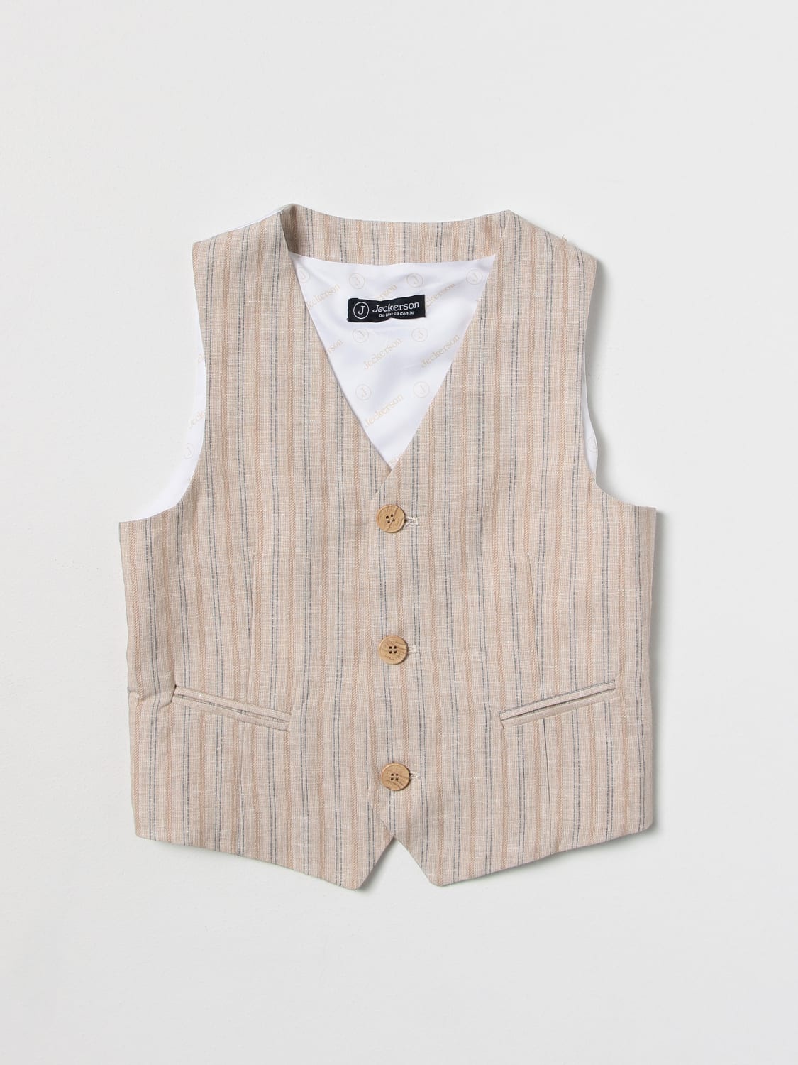 JECKERSON GILET: Gilet bambino Jeckerson, Rigato - Img 1