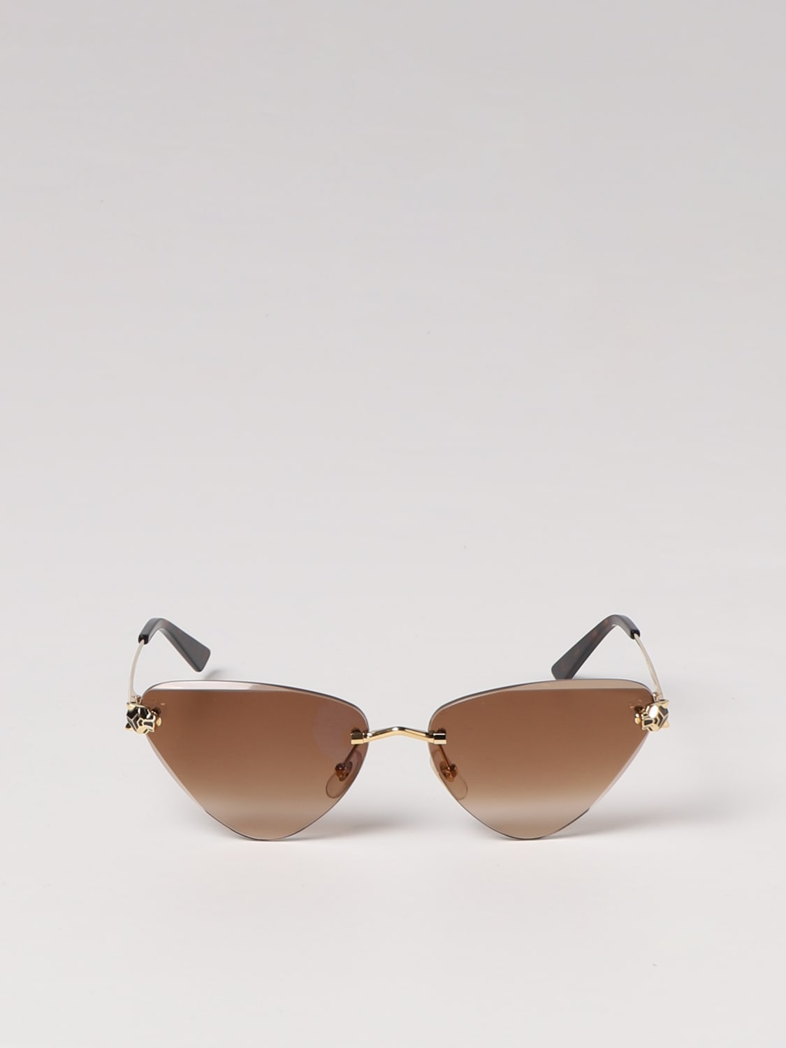 CARTIER SUNGLASSES: Glasses woman Cartier, Gold - Img 2