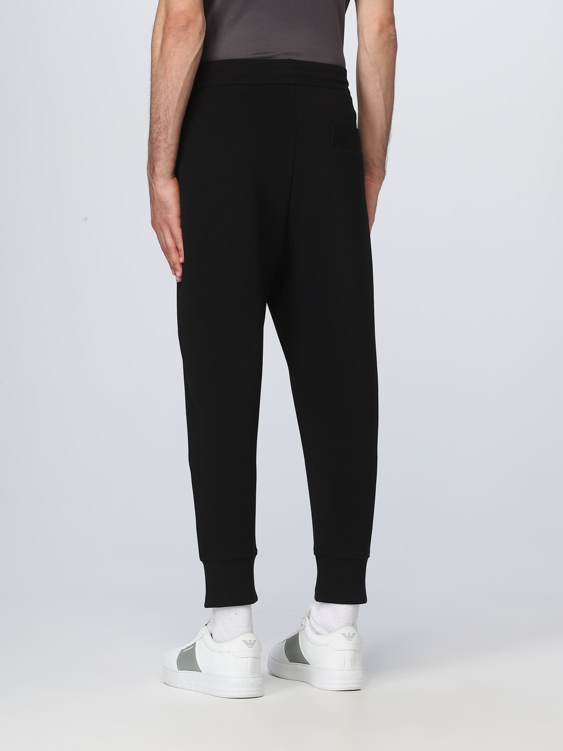 Black armani pants sales