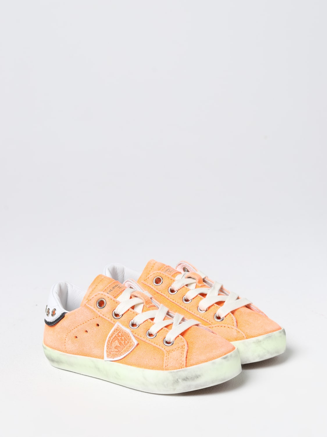 PHILIPPE MODEL JUNIOR Schuhe kinder Philippe Model Orange Philippe Model Junior Sneakers 74198 online auf GIGLIO.COM