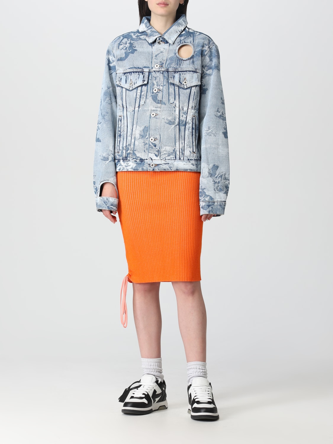 OFF-WHITE: denim jacket - Blue | Off-White blazer OFF-WHITE: denim jacket - Blue | Off-White blazer