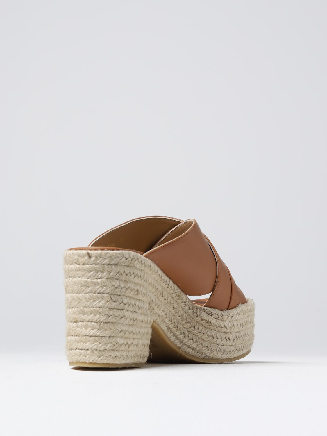 SERGIO ROSSI HEELED SANDALS: Wedge shoes woman Sergio Rossi, Brown - Img 3