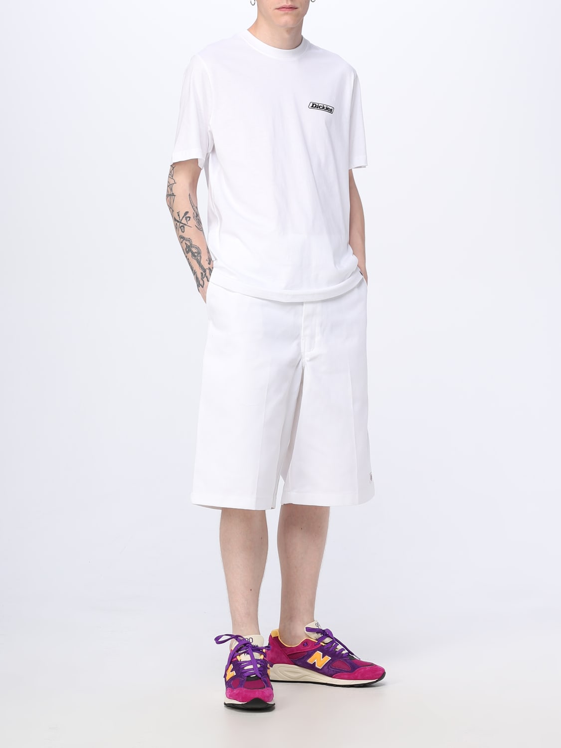 DICKIES ショートパンツ: パンツ メンズ Dickies, ホワイト - Img 2