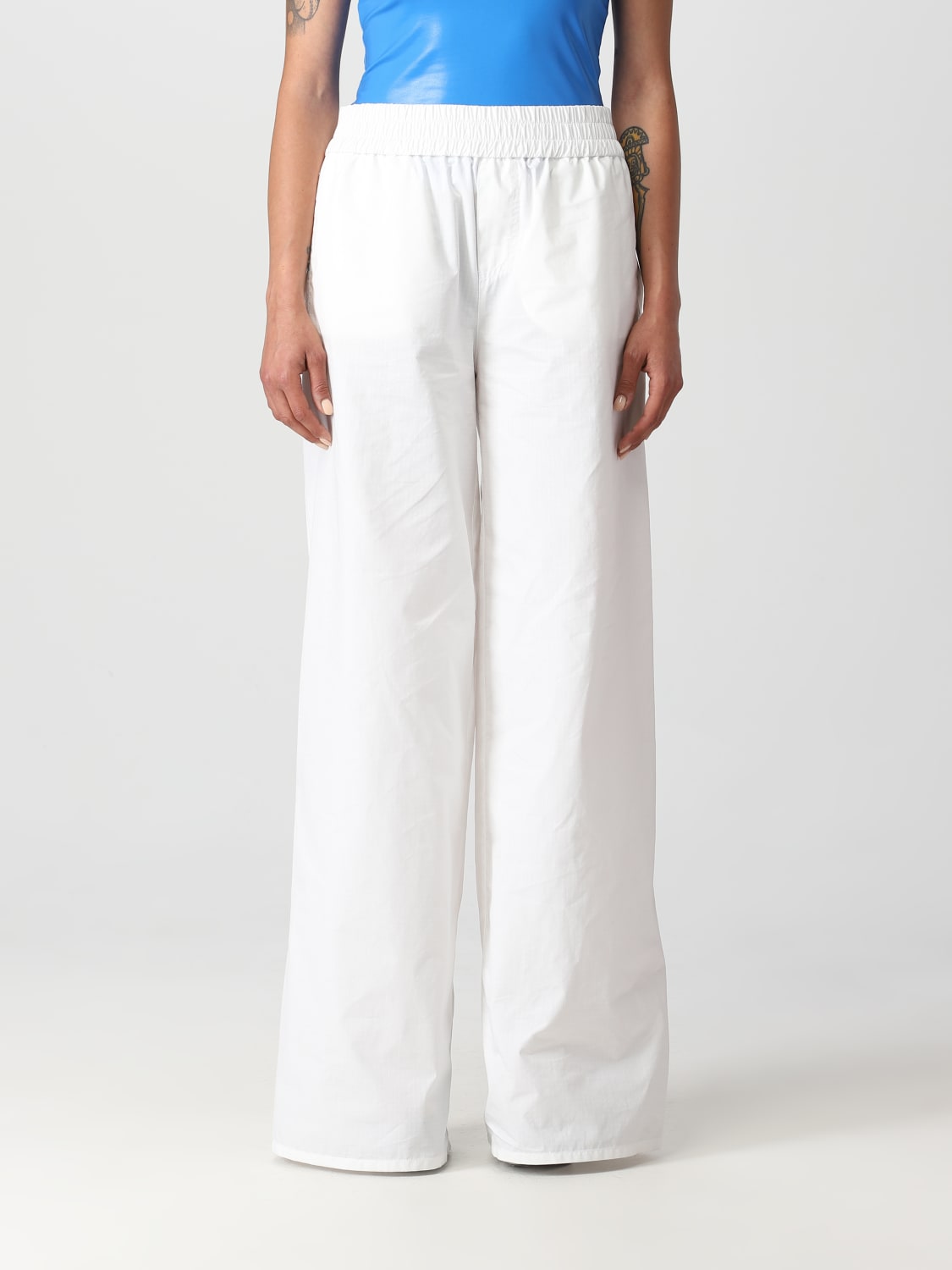 DSQUARED2 PANTS: Dsquared2 pants in cotton blend, White - Img 1