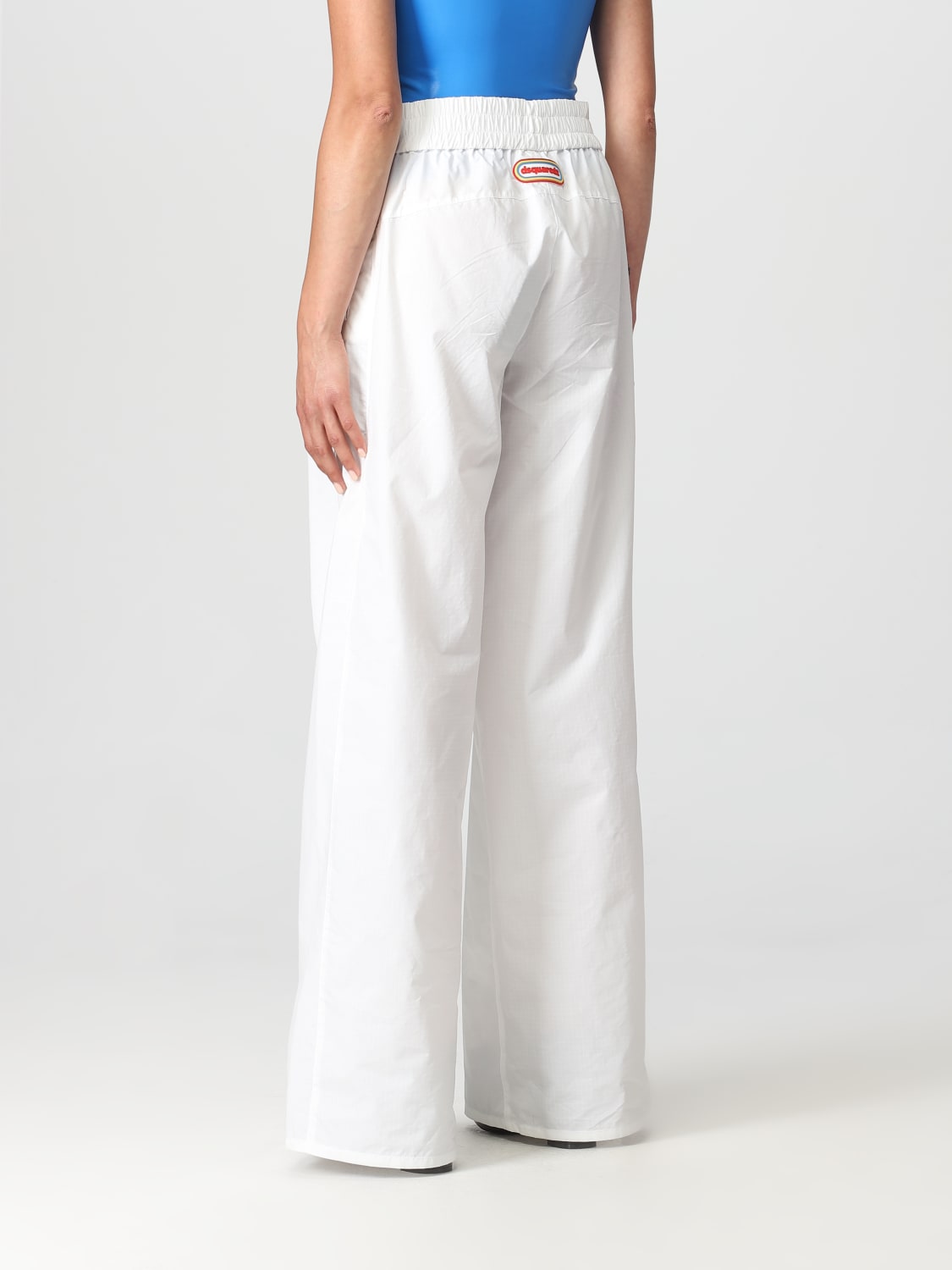 DSQUARED2 PANTS: Dsquared2 pants in cotton blend, White - Img 3