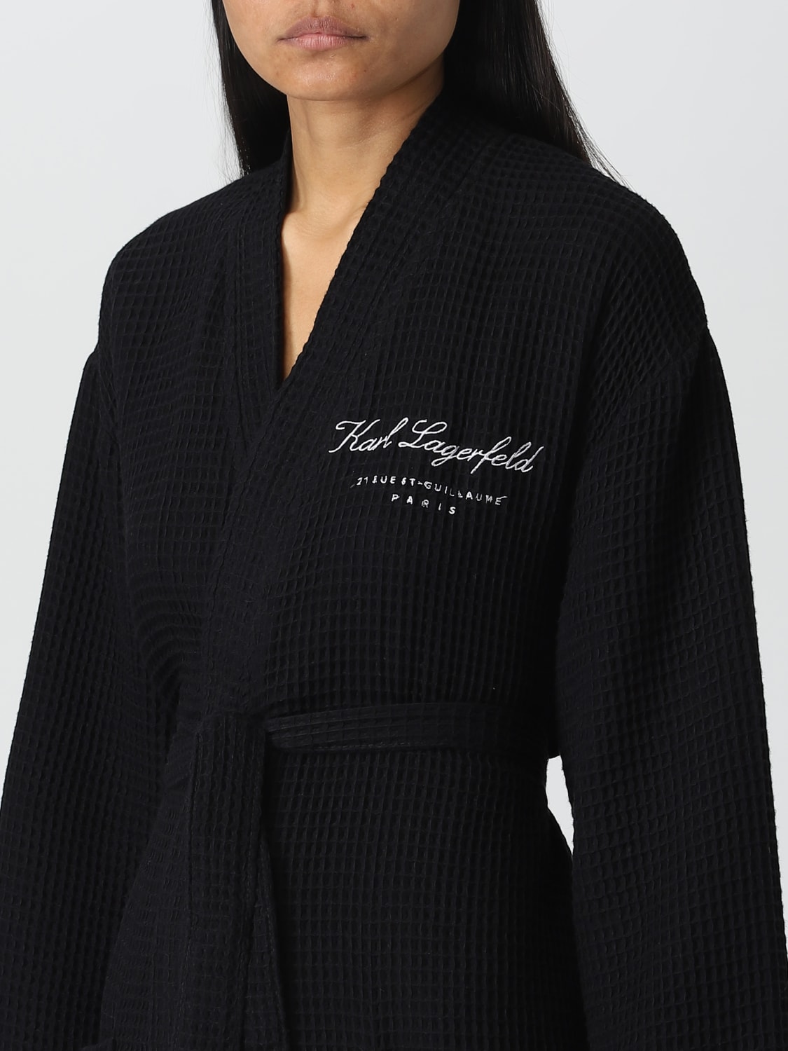 KARL LAGERFELD BATHROBES: ジャンプスーツ レディース Karl Lagerfeld, ブラック - Img 4