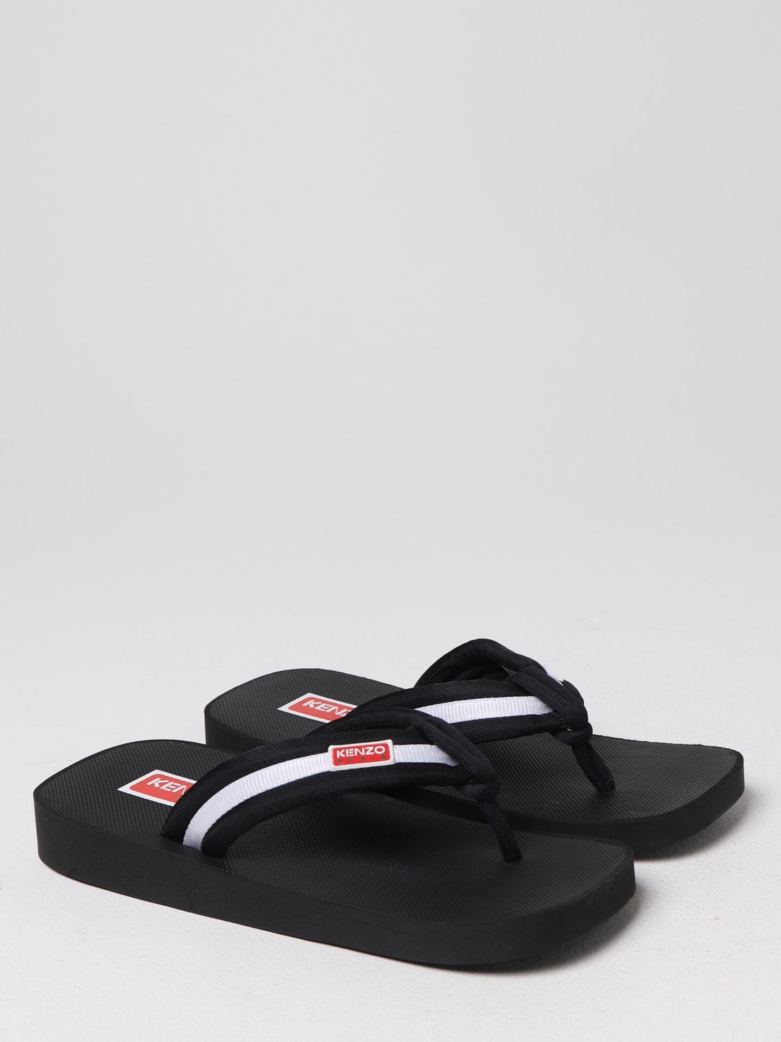 KENZO SANDALS: Sandals men Kenzo, Black - Img 2