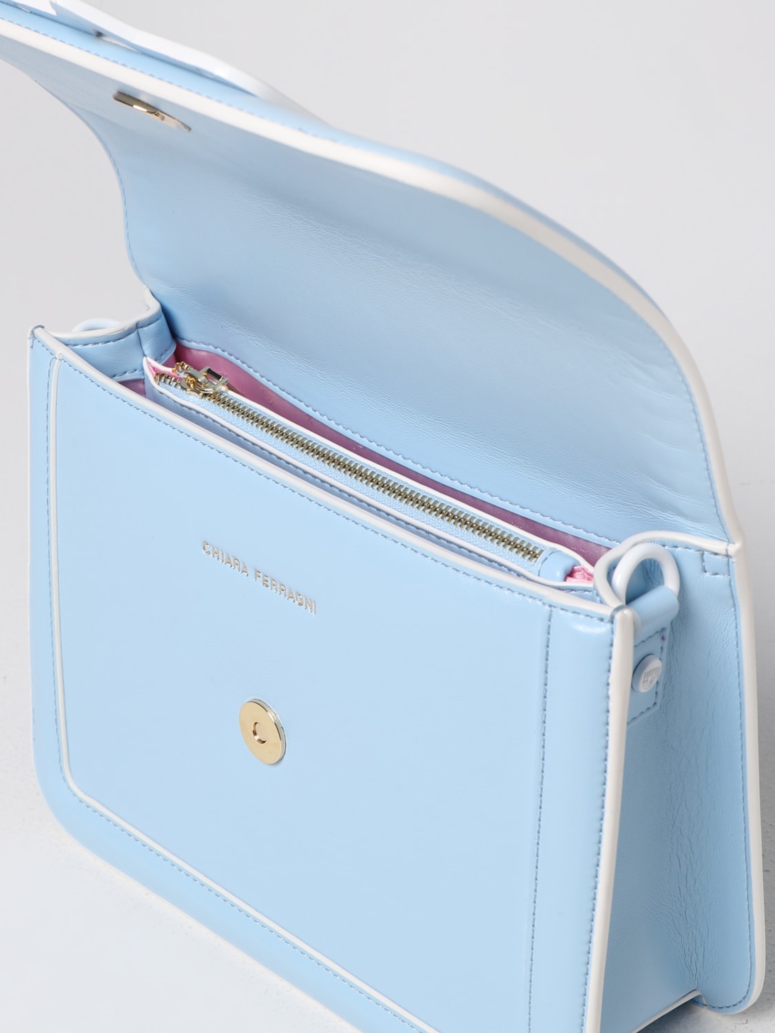 CHIARA FERRAGNI CROSSBODY BAGS: Crossbody bags woman Chiara Ferragni, Gnawed Blue - Img 3