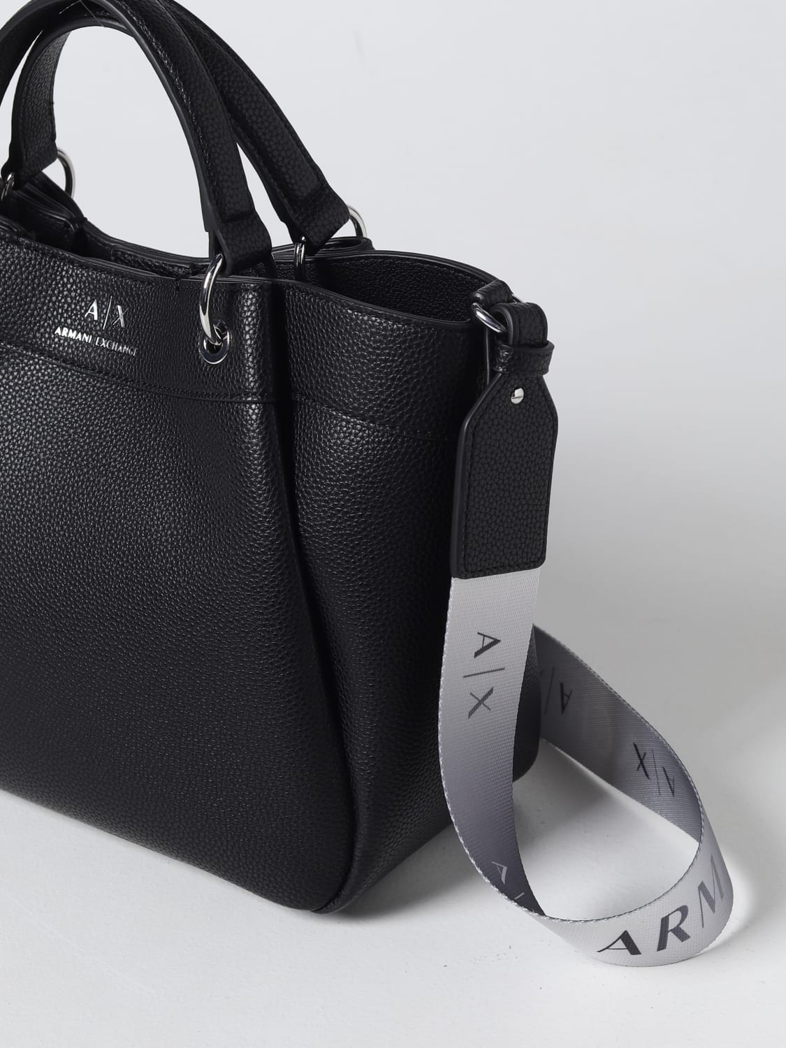 ARMANI EXCHANGE HANDBAG: Shoulder bag woman Armani Exchange, Black - Img 3